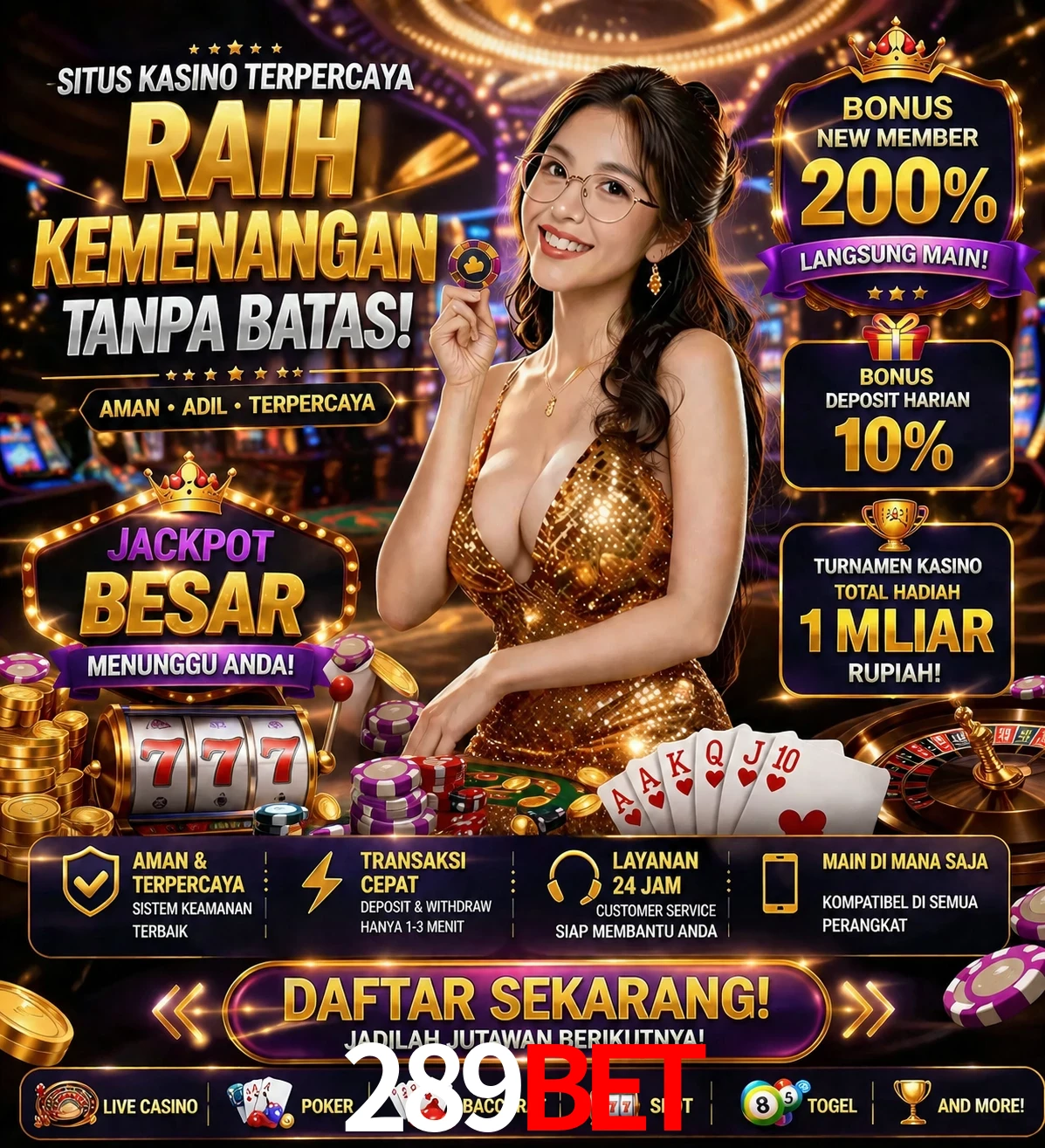 Roleta e blackjack 289bet