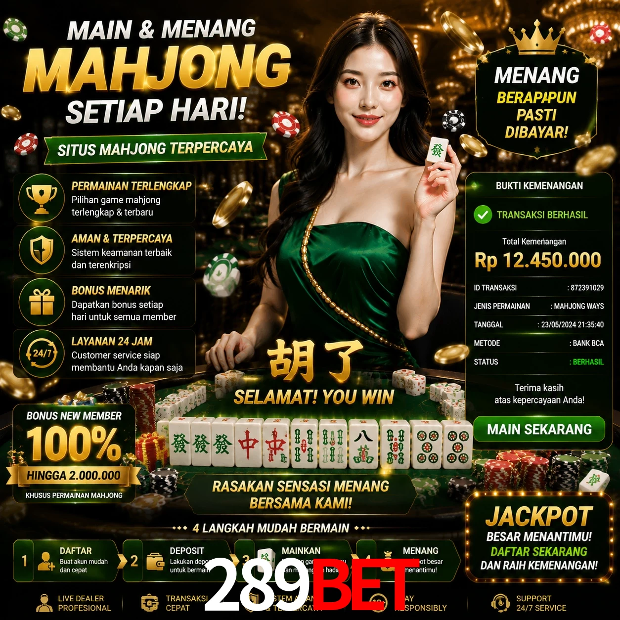 Ganhar e sacar na 289bet